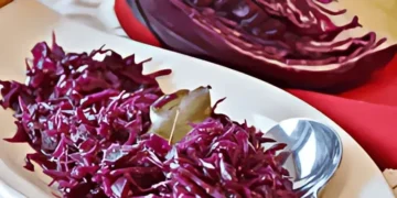 طريقة عمل سلطة الملفوف الأحمر بالمايونيز