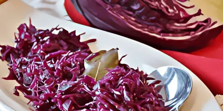 طريقة عمل سلطة الملفوف الأحمر بالمايونيز